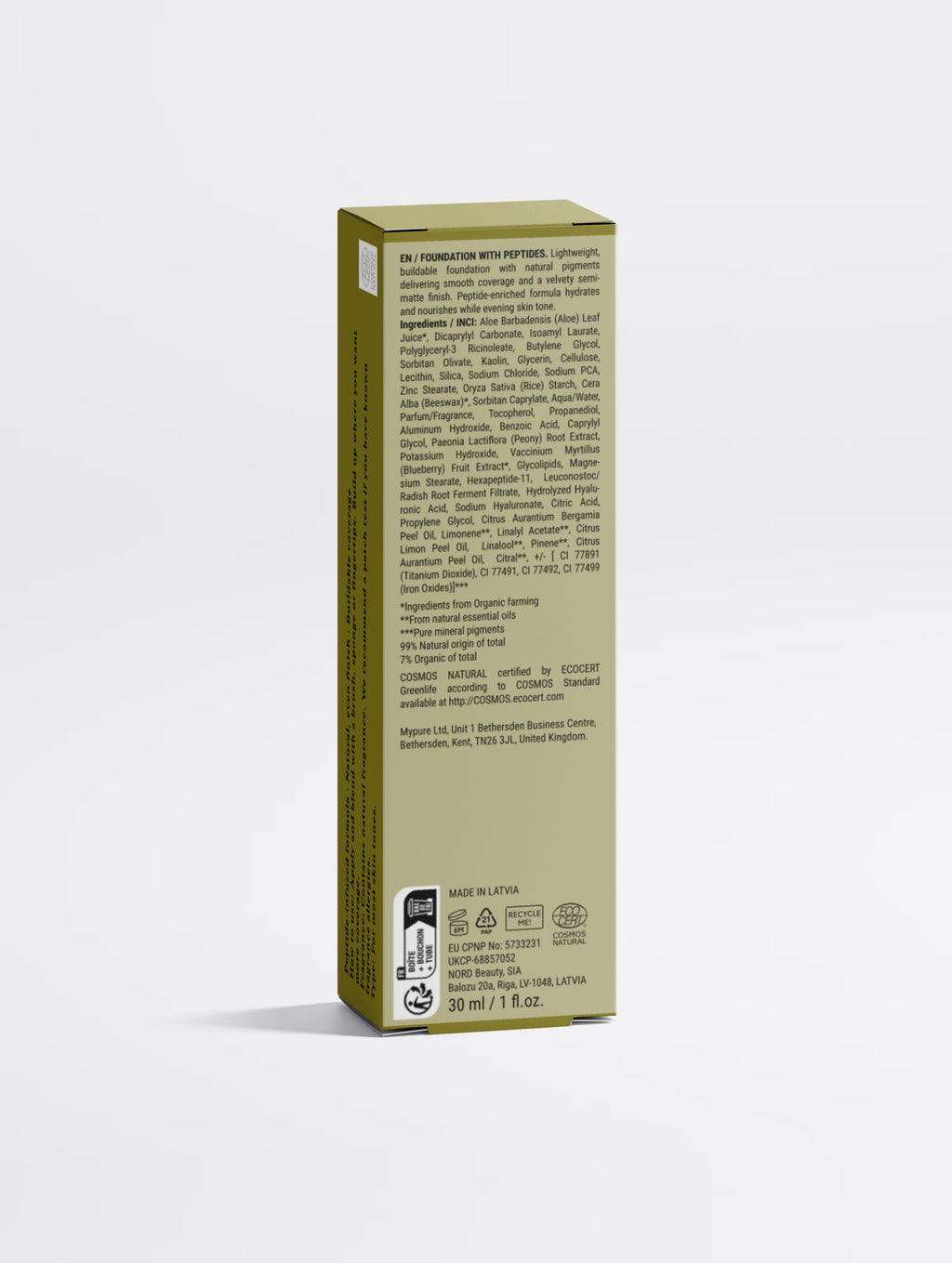 Foundation with Peptides