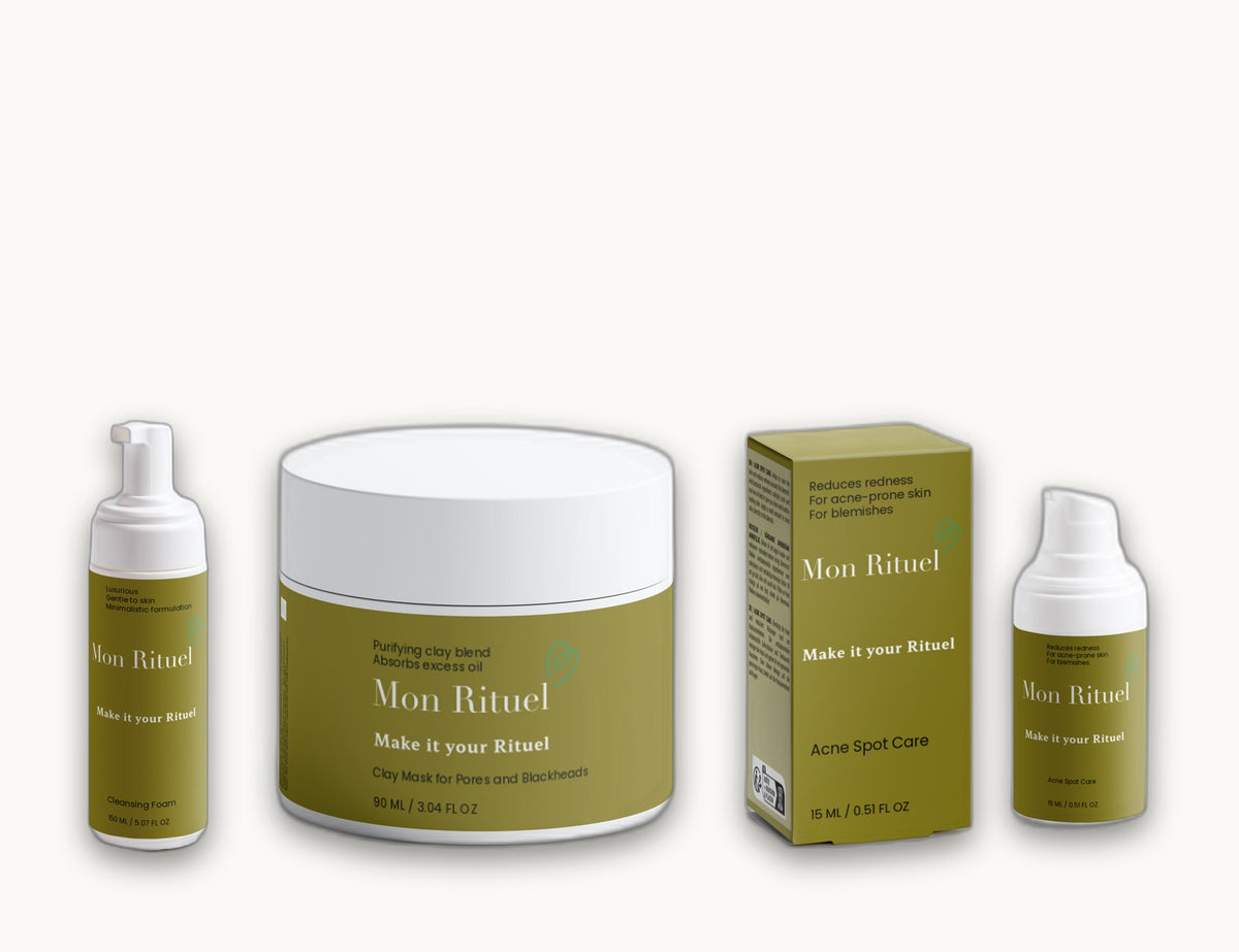 The Anti-Blemish Rituel — Cleansing Foam, Clay Mask & Acne Spot Care