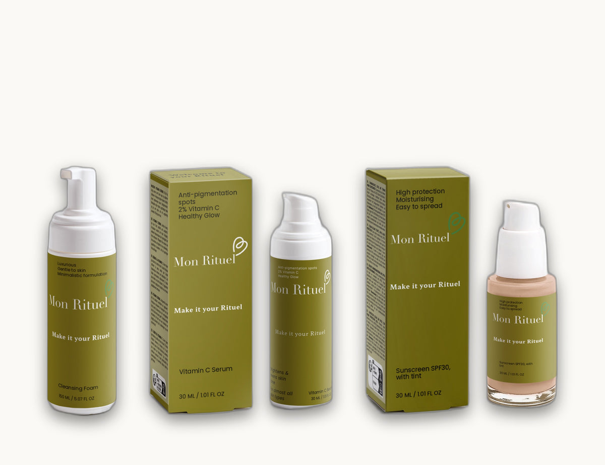 The Anti-Pigment Rituel — Cleansing Foam, Vitamin C Serum & Sunscreen SPF30