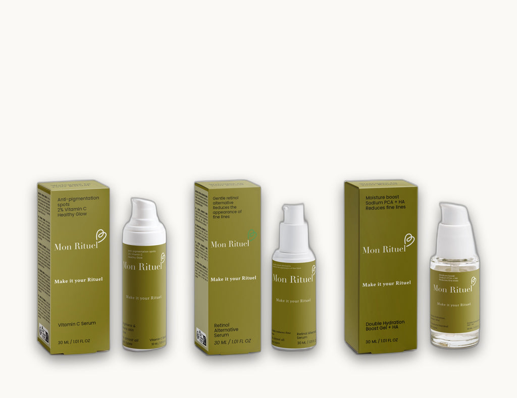 The Complete Rituel — Vitamin C Serum, Retinol Alternative Serum & Double Hydration Boost Gel