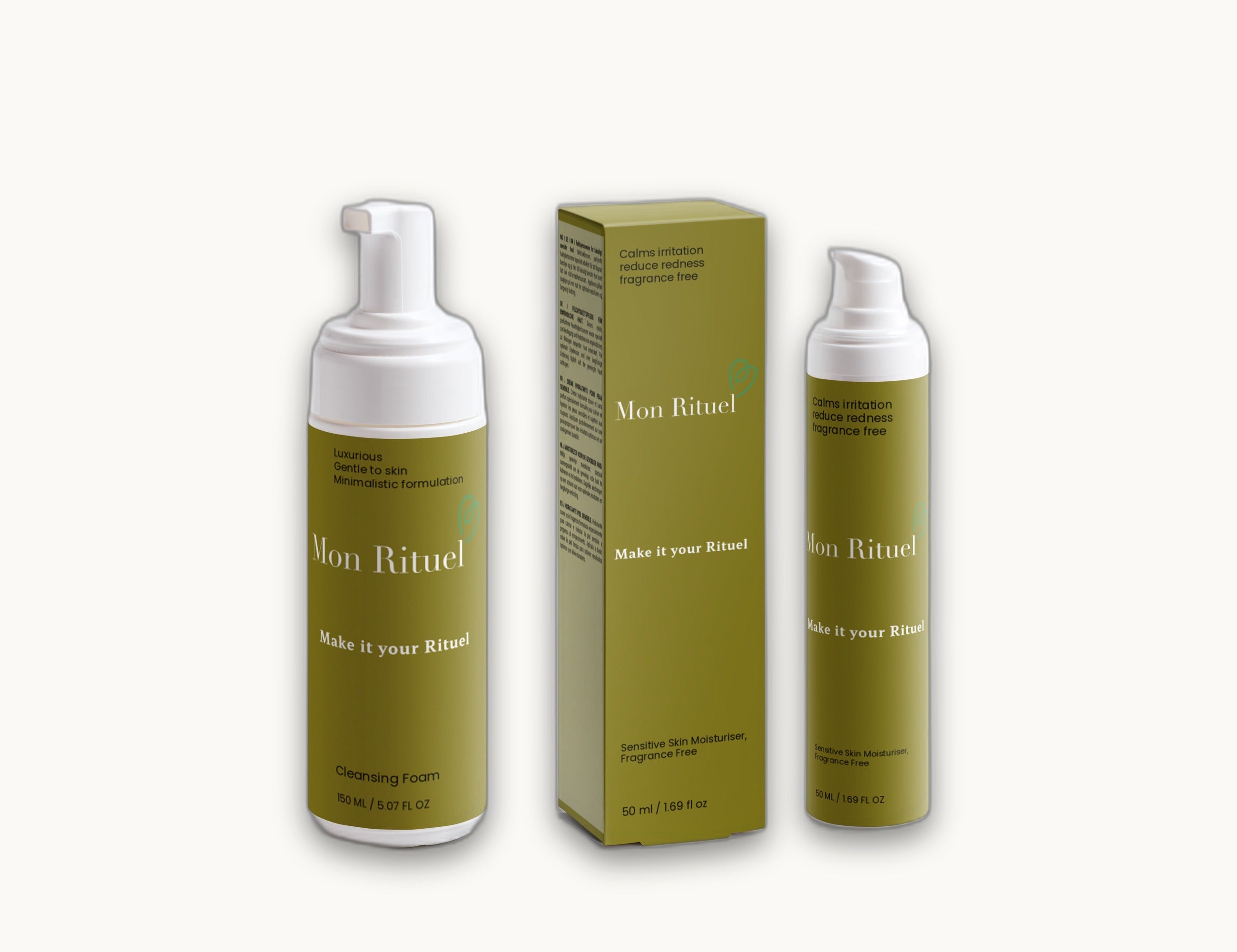 The Sensitive Rituel — Cleansing Foam & Sensitive Skin Moisturiser