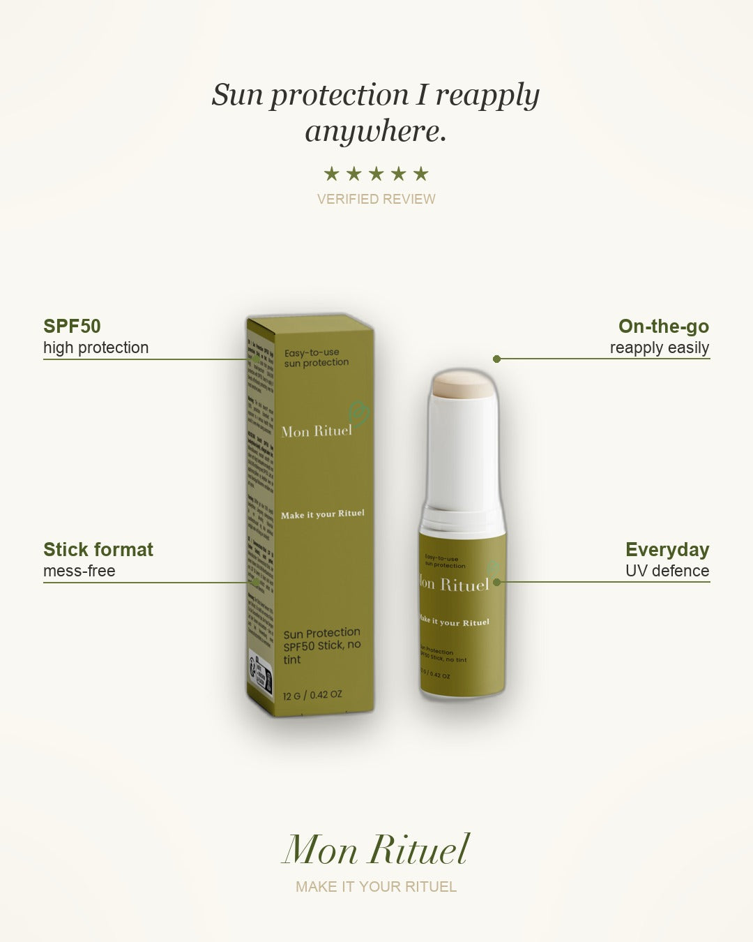 Sun Protection SPF50 Stick — what it does